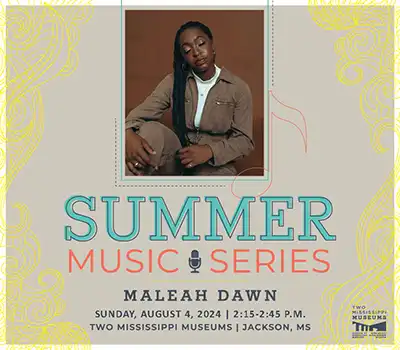 Summer Music Series: Maleah Dawn - Sunday, August 4, 2024