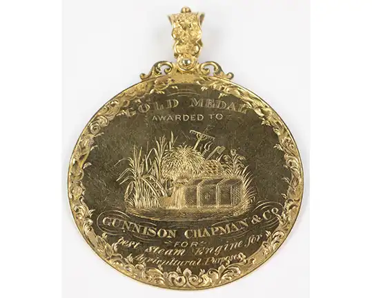 2023.21.1 – Gold medal awarded to Gunnison Chapman & Co