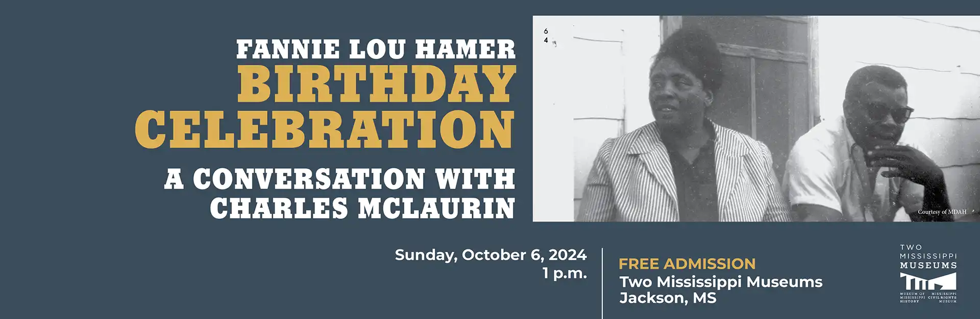 Fannie Lou Hamer Birthday Celebration - October 6, 2024