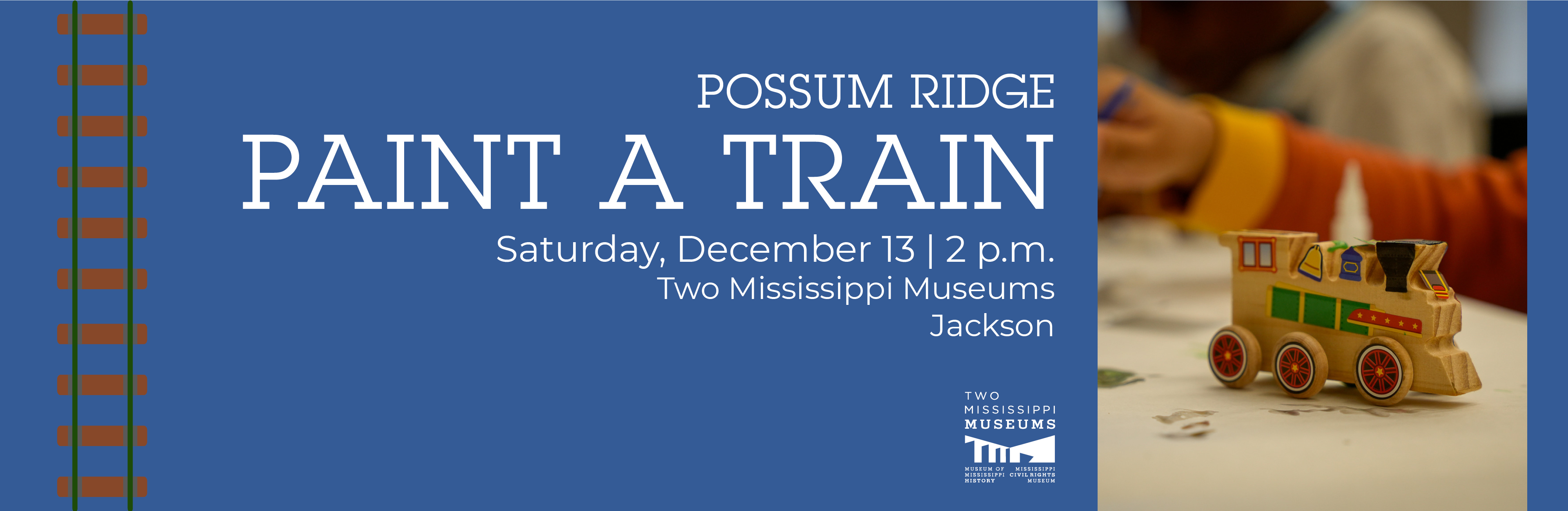 Possum Ridge: Paint a Train - December 13, 2025