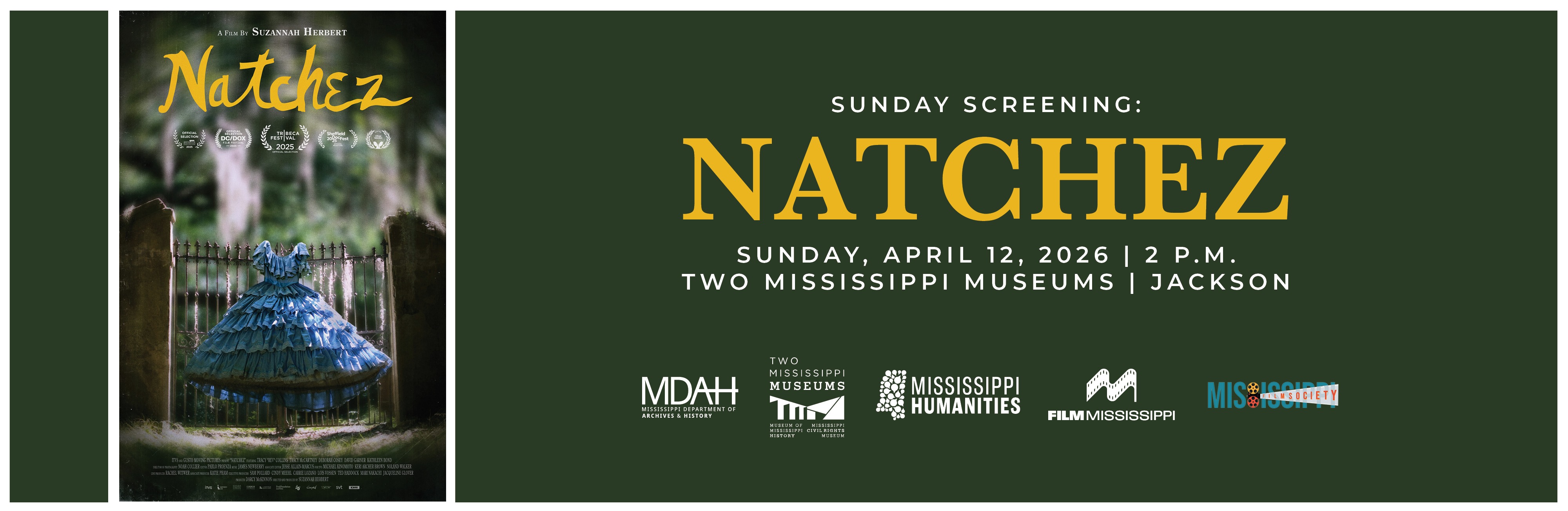 Sunday Screening: Natchez - April 12, 2026