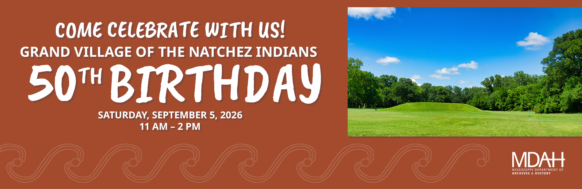 Grand Village 50th Birthday - September 5, 2026