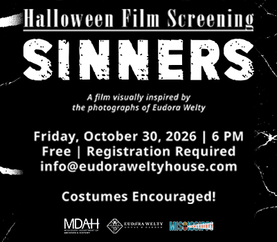 Sinners Screening on the Welty Lawn - October 30, 2026