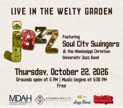 Live Jazz in the Welty Garden - October 22, 2026