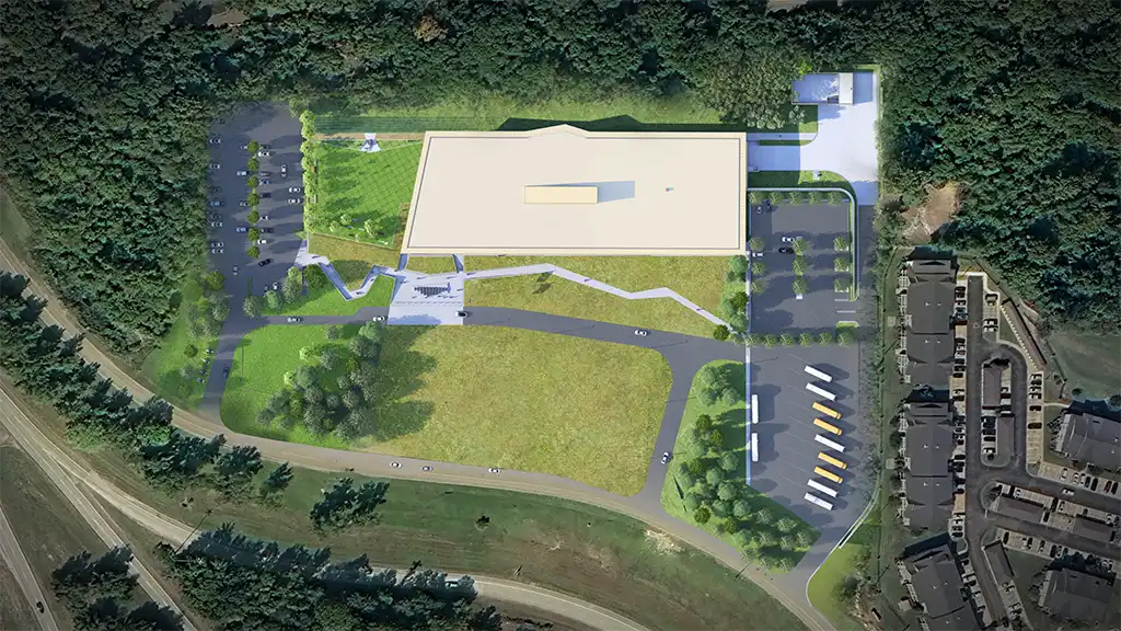 Vicksburg Civil War Visitor Center Site Rendering East