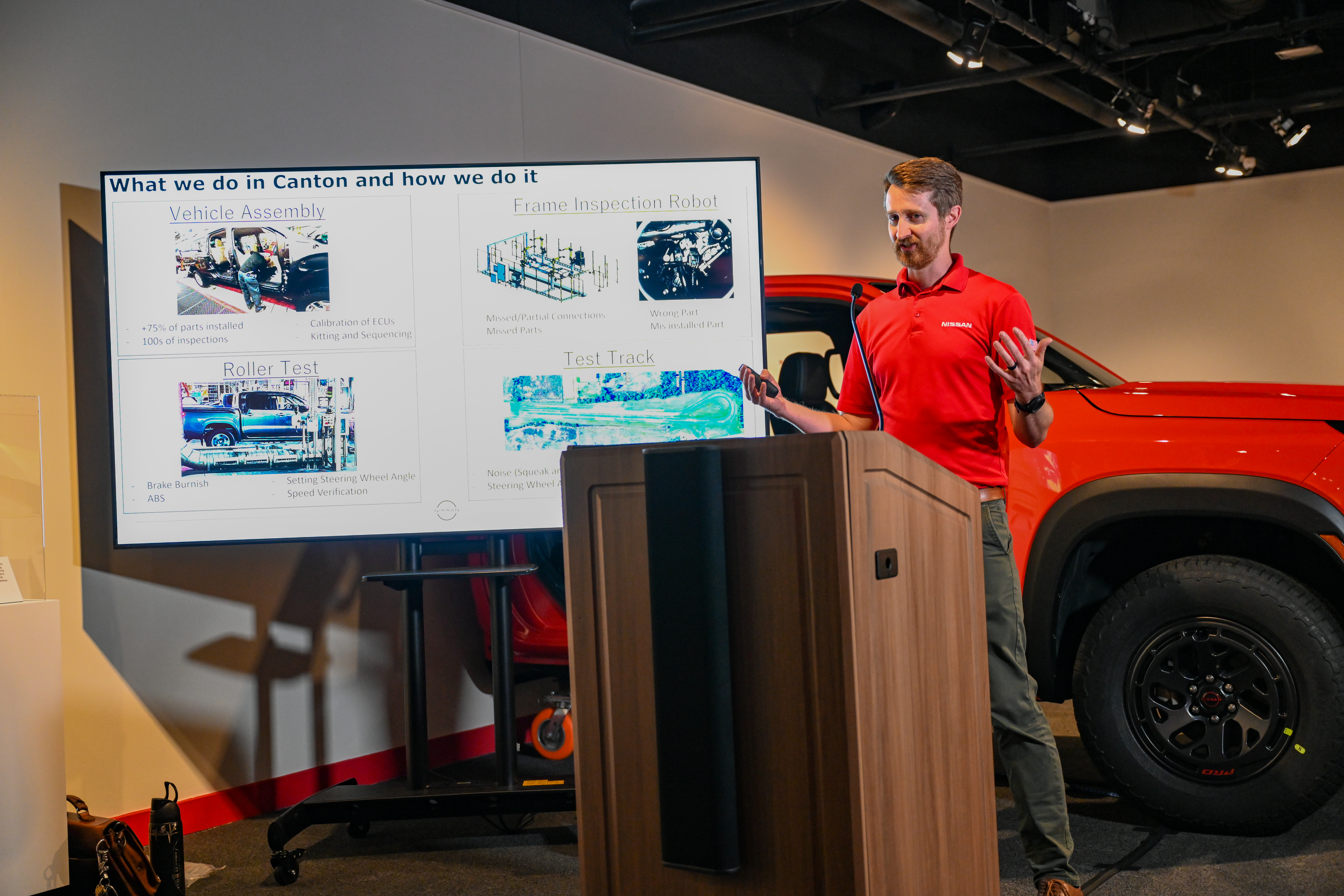 Jake Garner presenting