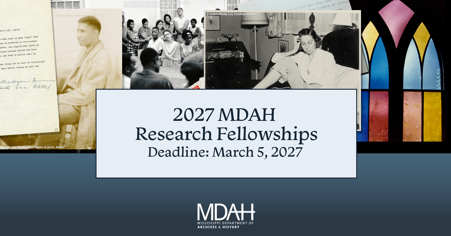 2027 MDAH Research Fellowships